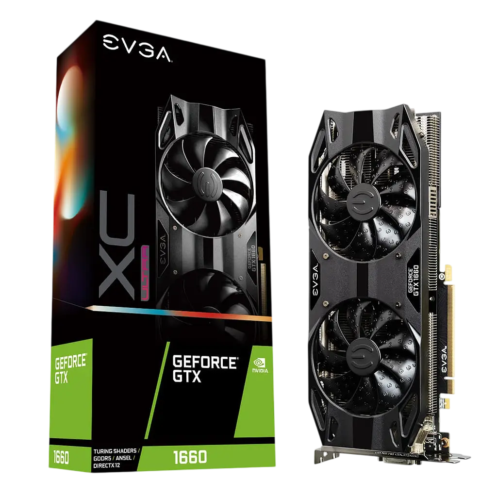 Відеокарта GeForce GTX 1660 6GB EVGA XC Ultra Gaming (06G-P4-1167-KR) Б/В