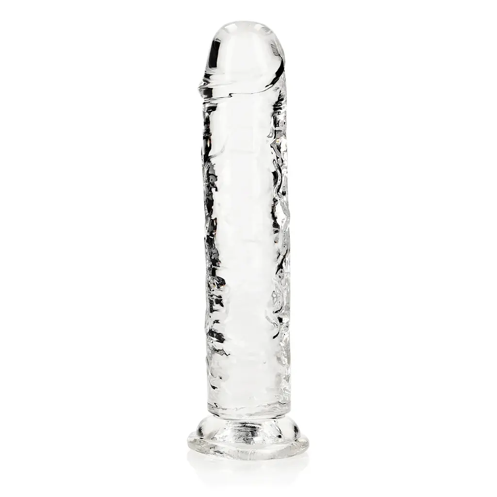Фалоімітатор - Realrock Dildo 8" Transparent - фото 4