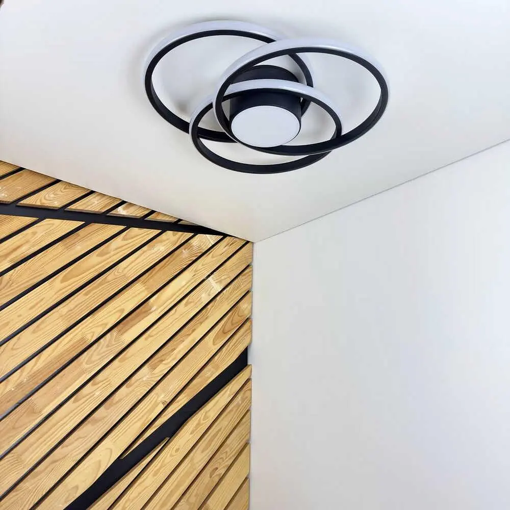 Світильник LED smart FORSAGE+пульт круг 100W 3000-5000K IP20 чорний Violux ( 220765 ) - фото 2