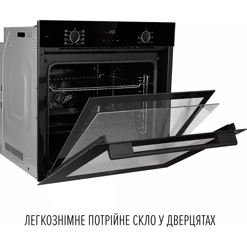 Вбудована духова шафа Perfelli Perla 6D8I Nero - фото 7