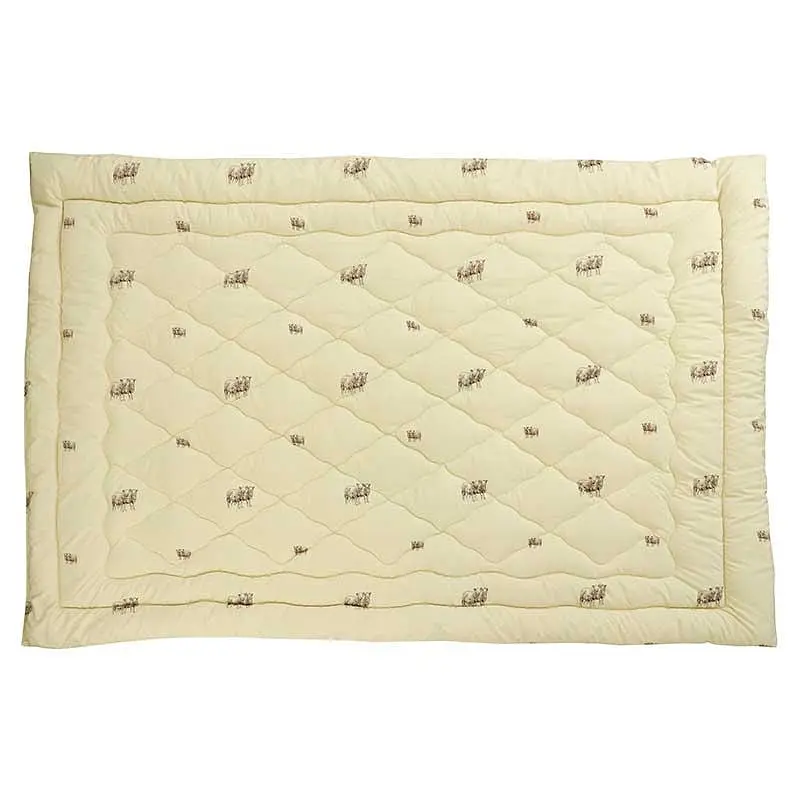 Ковдра Руно - Sheep вовняна тепла бежева двоспальне 172x205 см 450 гр/м2 (22484) - фото 2