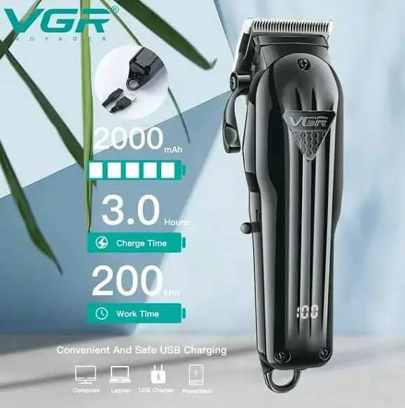 Машинка для стрижки VGR V-282 Black - фото 3