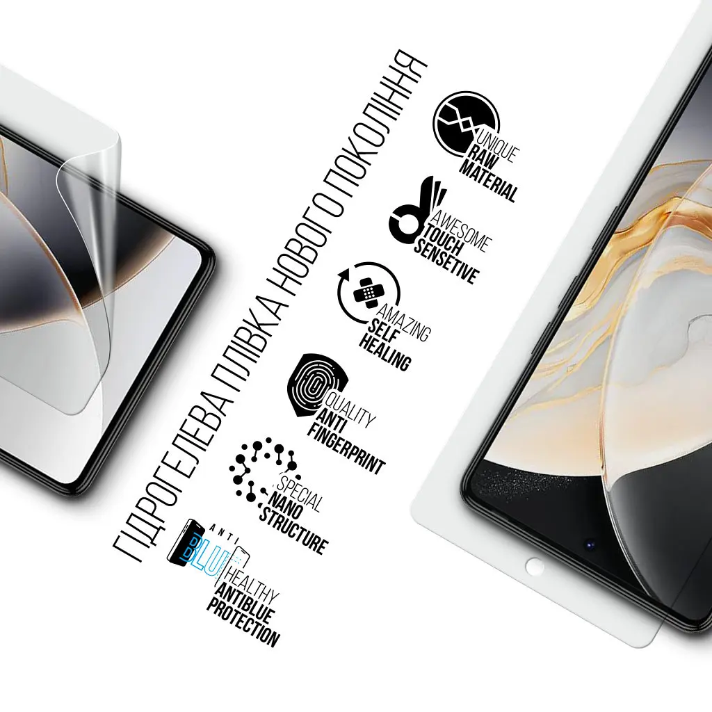 Пленка защитная Armorstandart Anti-Blue Tecno Camon 30 (CL6) (ARM77134) - фото 2