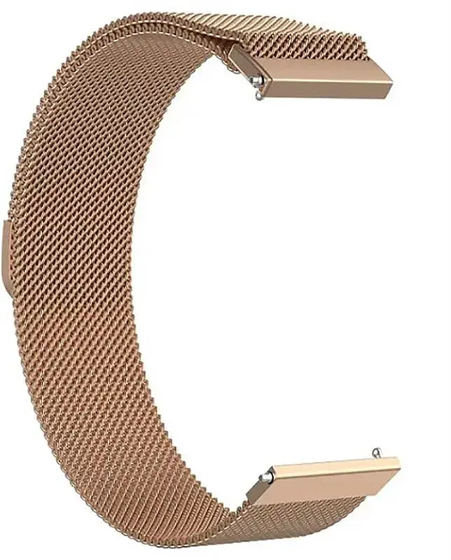 Ремінець BeCover Milanese Style для Amazfit Stratos (22mm)/Stratos 2/2S/3/Amazfit GTR 2/Amazfit GTR 47mm/Amazfit GTR Lite 47mm/Amazfit Nexo/Amazfit Pace/Amazfit GTR 3 Pro Brown (707728) - фото 2
