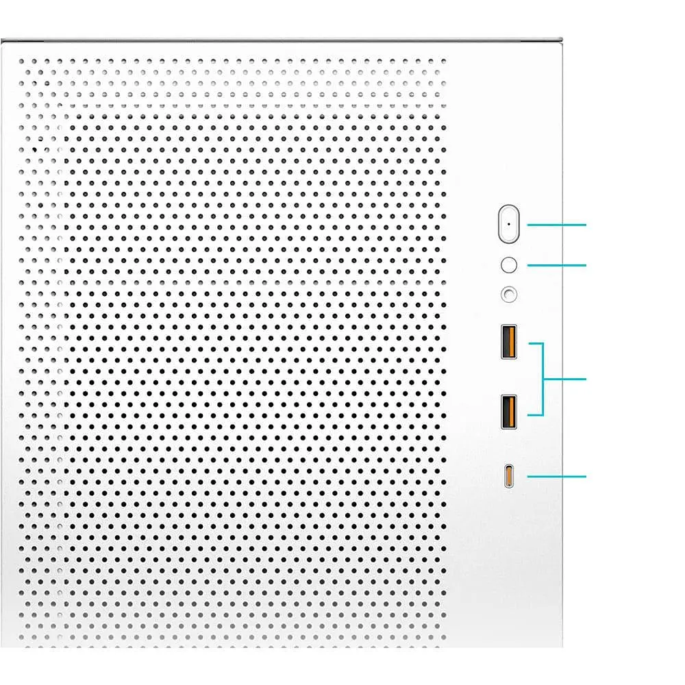 Корпус FSP CMT580W без БЖ White (CMT580W) - фото 8