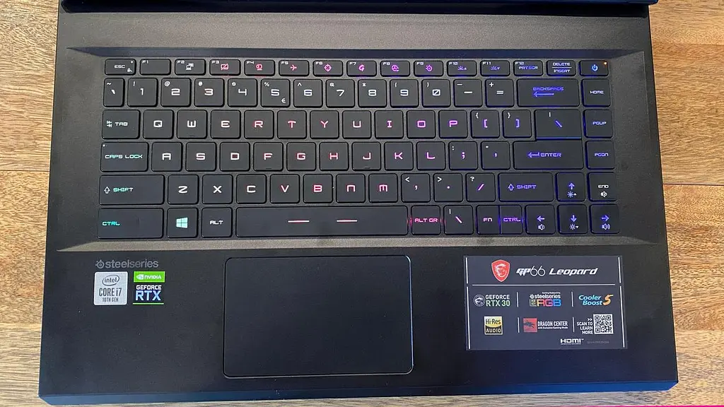 Ноутбук MSI GP66 Leopard | i7-11800H | RTX 3080 8GB | 64 GB RAM | SSD 1000GB | 144 Гц Refurbished - фото 4
