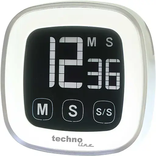 Таймер кухонный Technoline KT400 Magnetic Touchscreen White (KT400) - фото 2