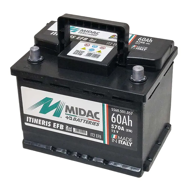 Аккумулятор 6СТ-60 MIDAC ITINERIS EFB START STOP, 12V, 60Ah, R EN570А - фото 3