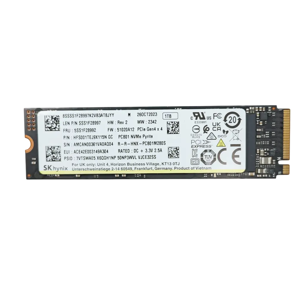 SSD M.2 накопичувач SK Hynix PC801 1TB (HFS001TEJ9X115N) Б/В - фото 2