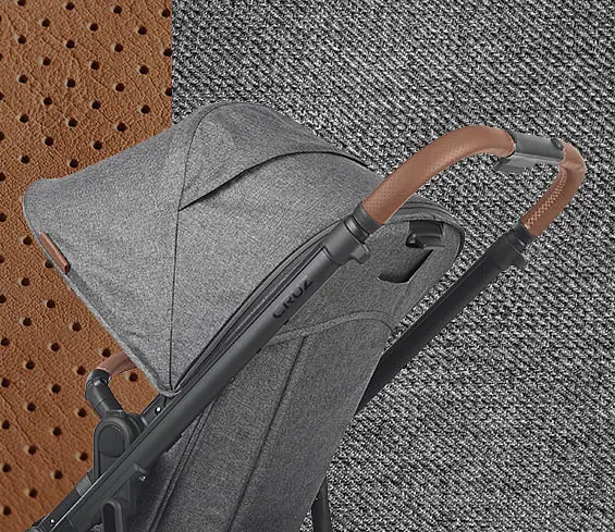 Универсальная коляска 2 в 1 UPPAbaby CRUZ 2, GREYSON (графитово-серый меланж/графитовая рама/рыжая кожа) - фото 10
