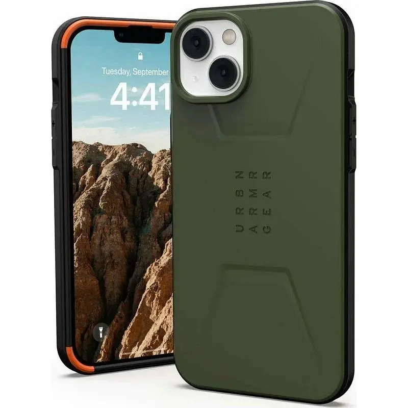 Оригінальний протиударний чохол UAG Civilian Magsafe для iPhone 15 Plus/14 Plus Olive 114037117272 - фото 4