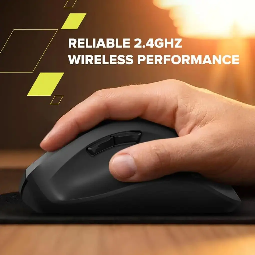Мышь Canyon OnClick 17 Ergonomic Wireless Black (CNE-CMSW17B) - фото 8