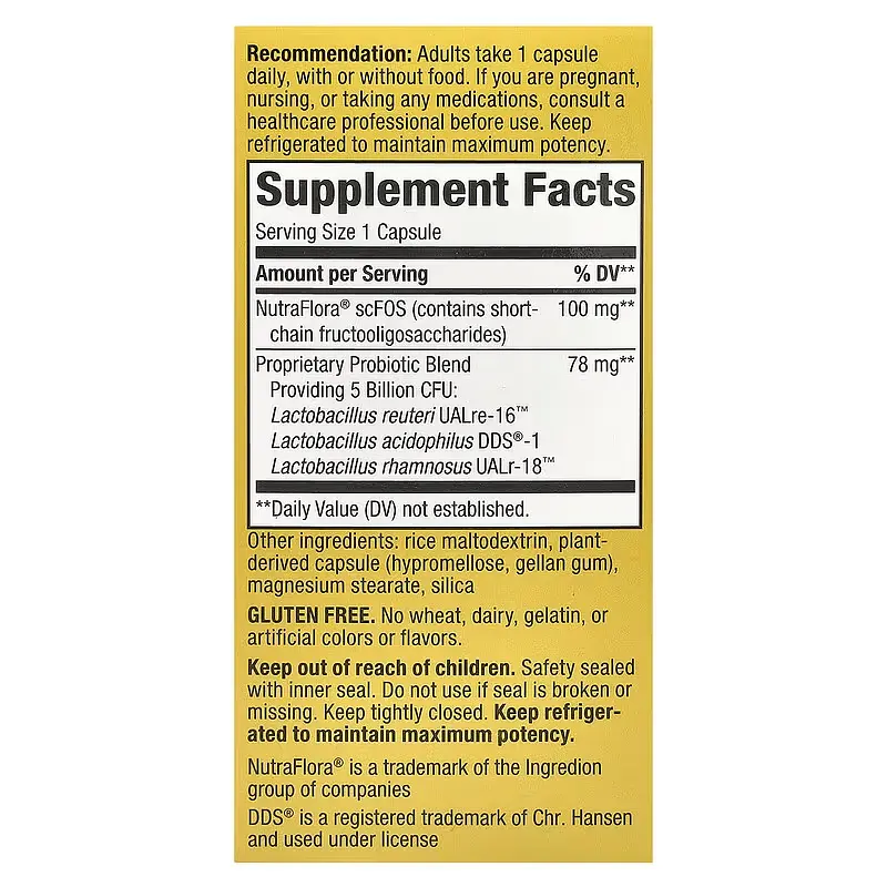 Комплекс Пробіотиків Primadophilus® Reuteri 5 млрд КУО - 30 вег. капсул - фото 2