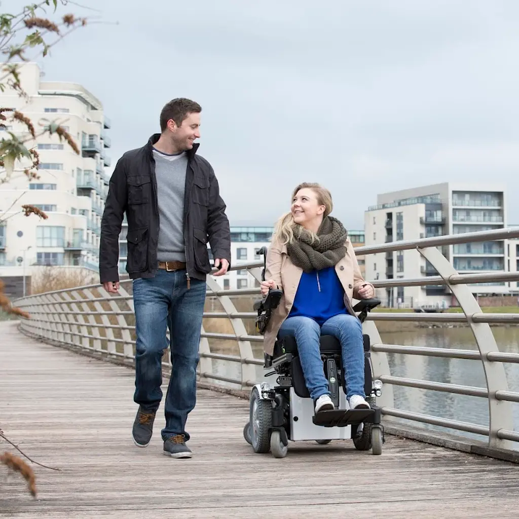 Крісло колісне з електроприводом Invacare TDX SP2 (TDX SP2 43 чорний-1795) - фото 6