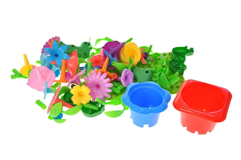 Конструктор 157 "Квіти" 86 деталей р.31,4x9,3x21см YG Toys - фото 3