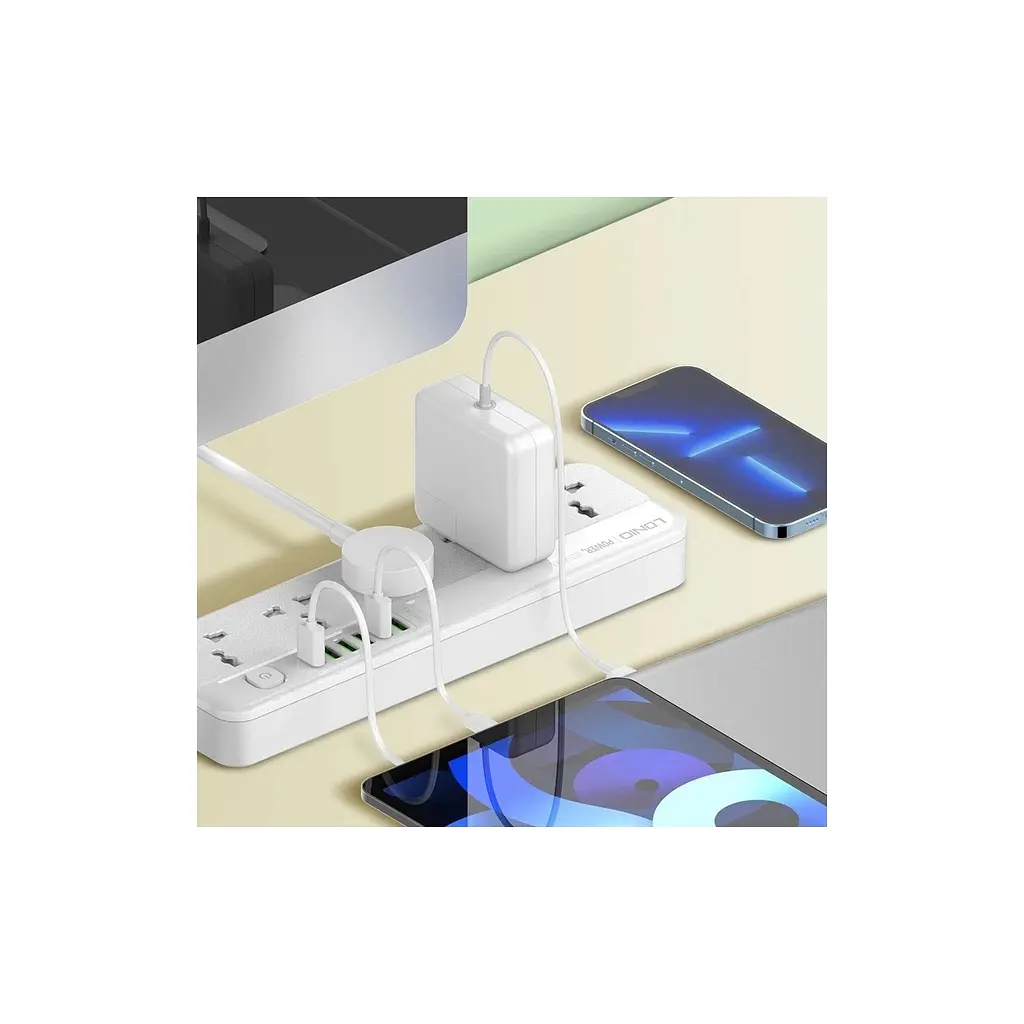 Мережевий фільтр живлення LDNIO SC5614 5роз. 3USB 2м (SC5614) - фото 6