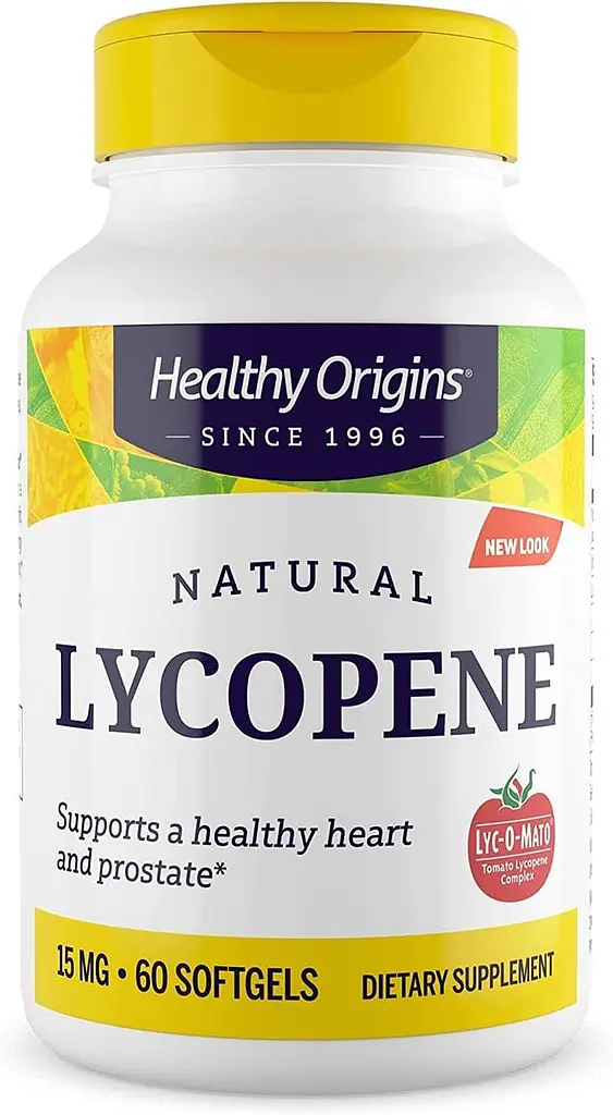Лікопін Healthy Origins Natural Lycopene 15 мг 60 гелевих капсул