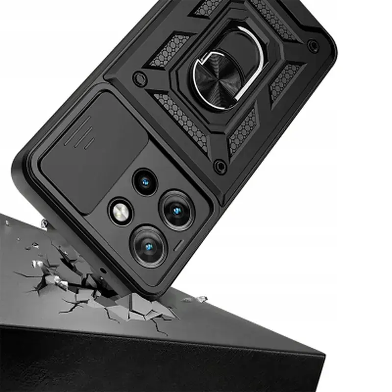 Чохол до мобільного телефона BeCover Military Motorola Edge 50 Neo Black (713051) - фото 3