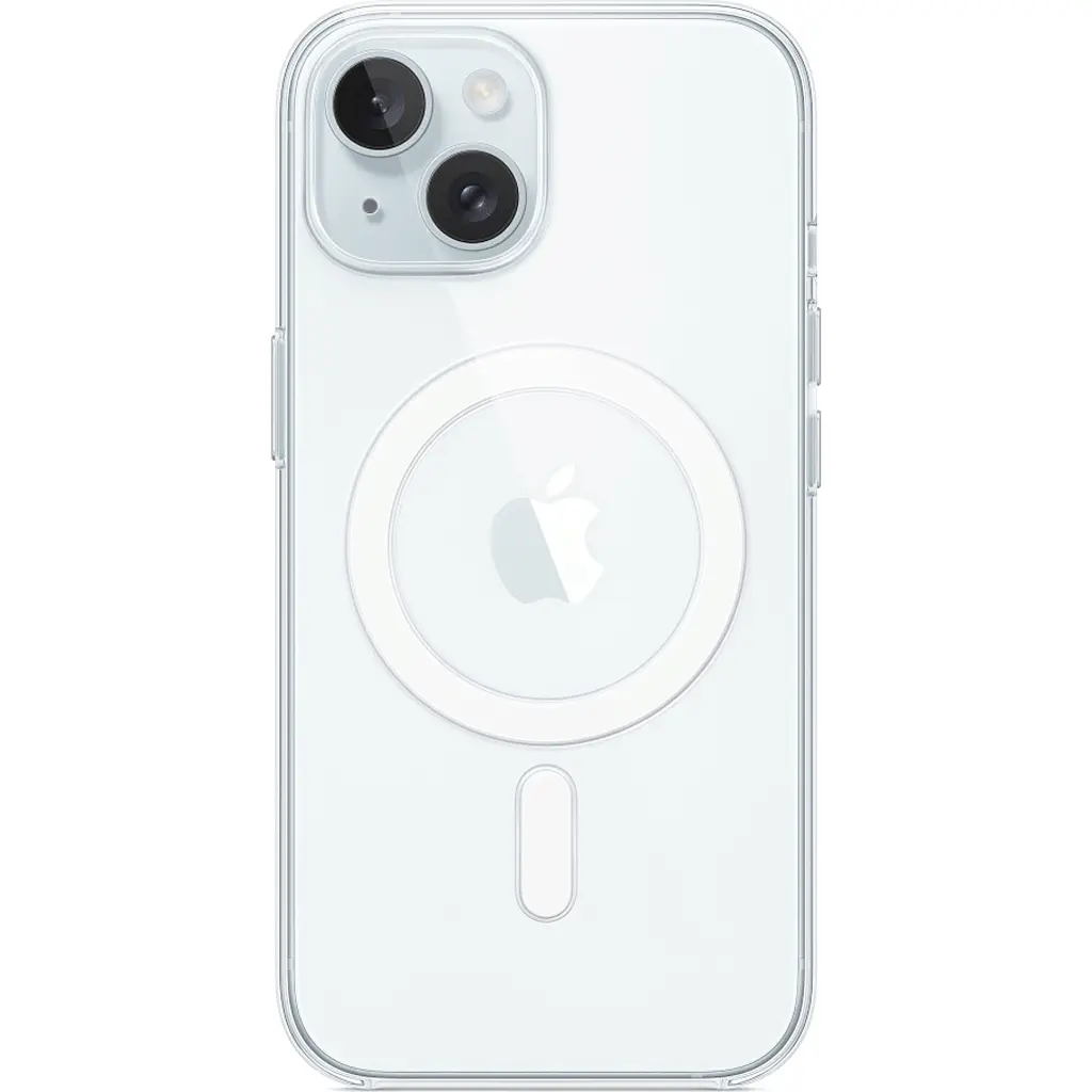 Чохол Clear Case with MagSafe для Apple iPhone 15 Transparent AA [92696] - фото 9
