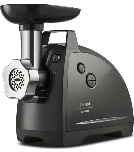 Tefal М'ясорубка HVB Plus, 2000Вт, 2.6кг/хв, 3 решітки, насадка для ковбас, кеббе, томатів, 5 терок, пластик/метал, чорний - фото 4