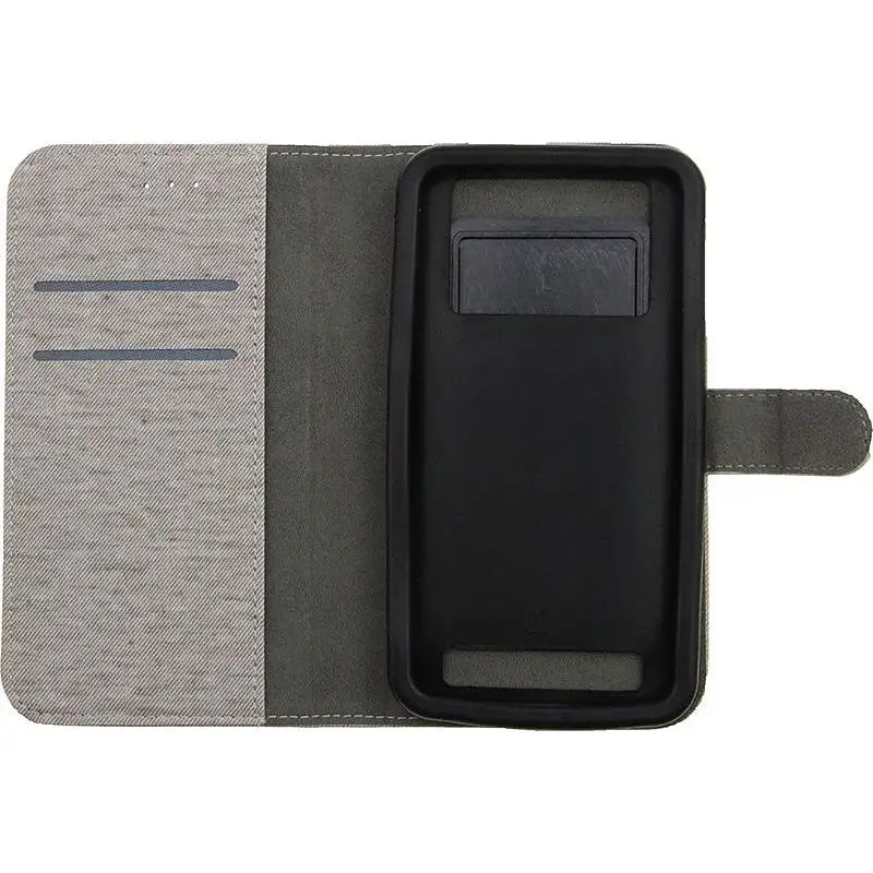 Чохол-книжка Toto Book Silicone Slide Universal Cover 6.5" (№4) Gray - фото 4