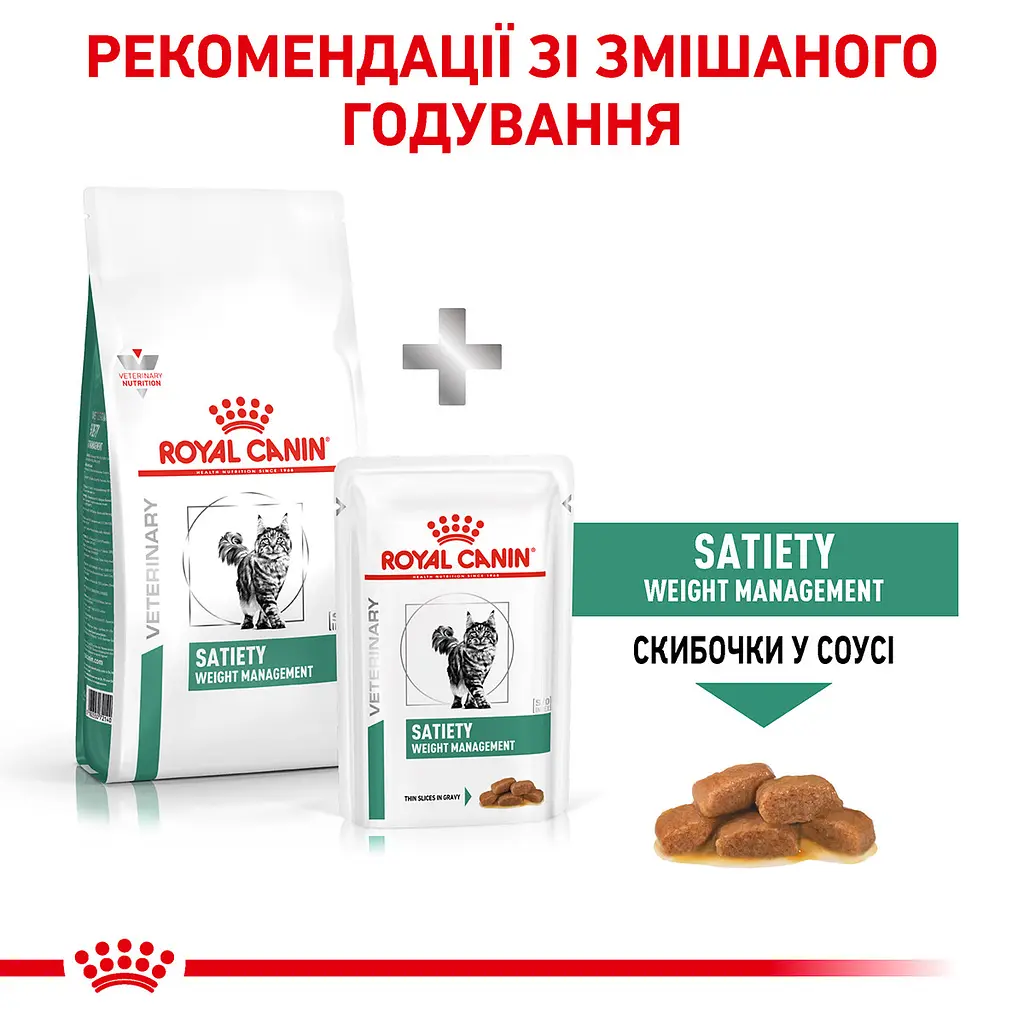 Сухой корм для взрослых кошек с избыточным весом Royal Canin Satiety Weight Management, 3,5 кг (39430351) - фото 3