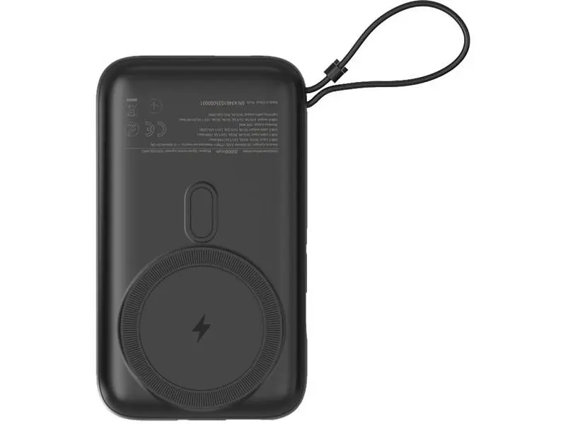 Зовнішній акумулятор (Power Bank) Sigma mobile X-power SI20A8QL-MAG 20000mAh 22,5W Black - фото 2