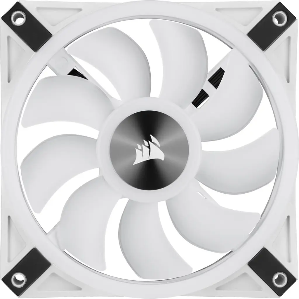 Вентилятор Corsair iCUE QL120 RGB, 120x120x25мм, 4-pin PWM, белий (CO-9050103-WW) - фото 3