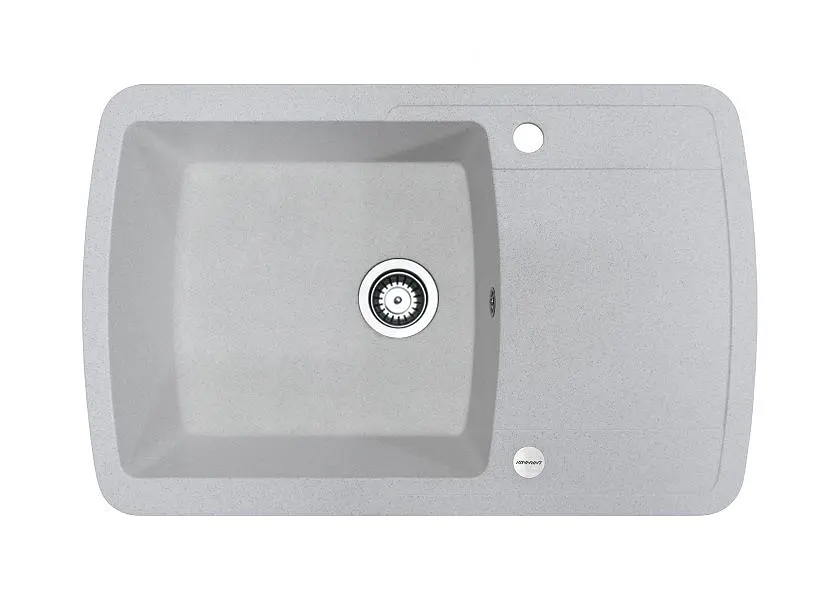 Кухонна мийка Adamant OPTIMAKS old stone 775x495x200 мм, з крилом 77,5 см