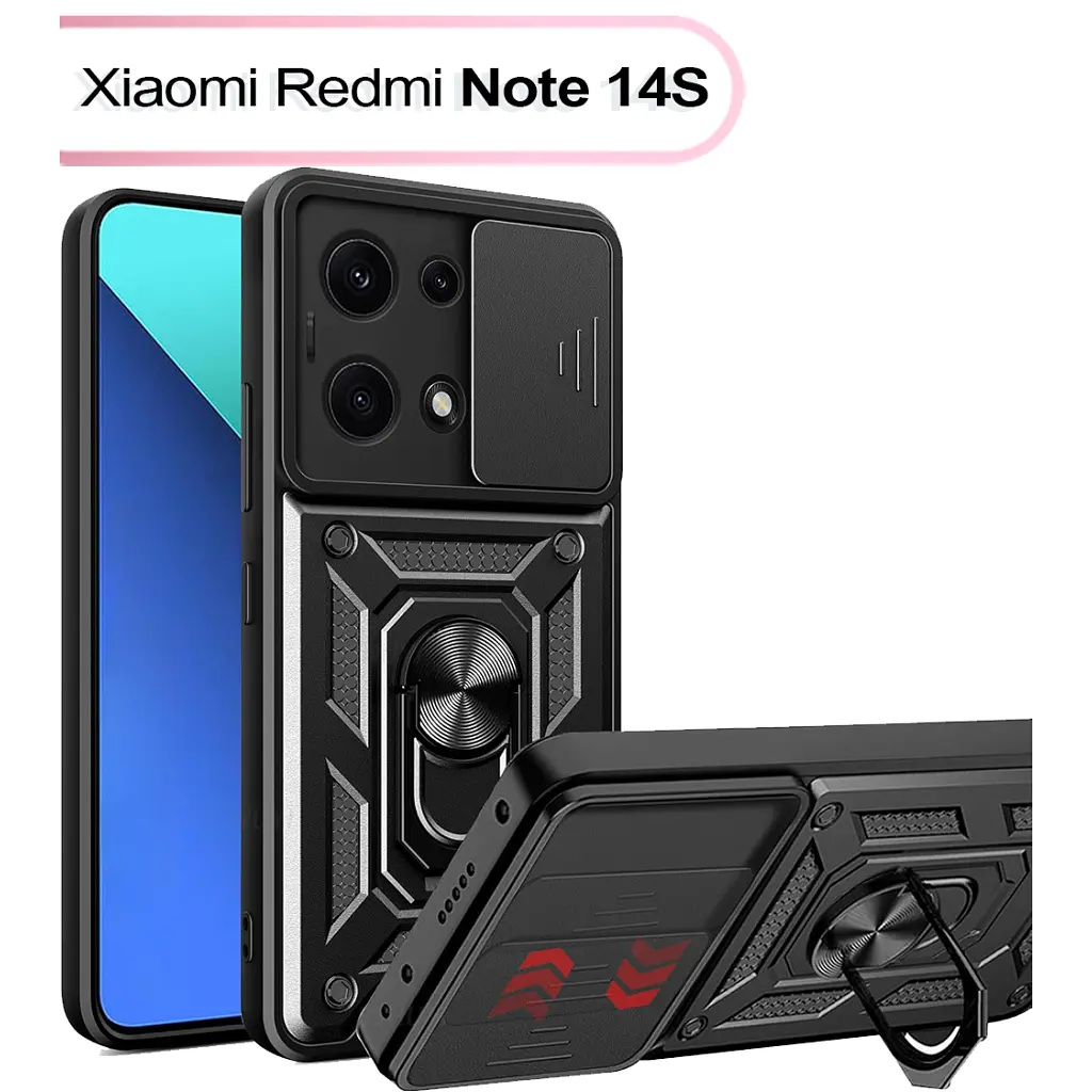 Чохол до мобільного телефона BeCover Xiaomi Redmi Note 14S Black (713546) - фото 6