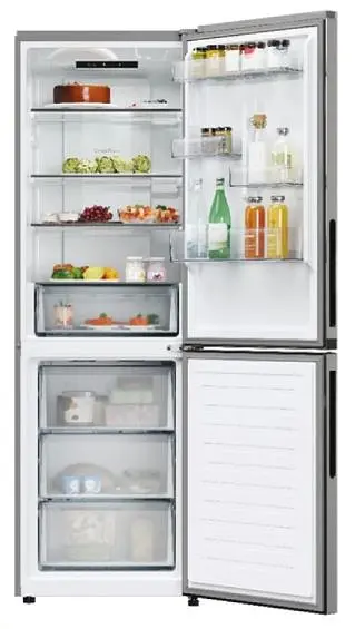 Двухкамерный холодильник Candy CNCQ2T618EX No-Frost 1.85 м нержавейка - фото 2