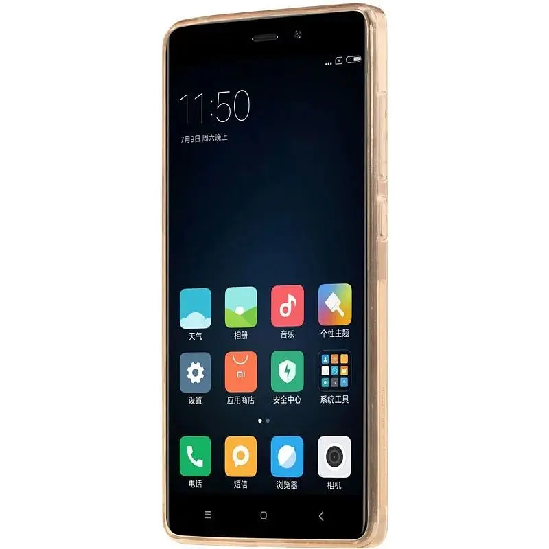 Чохол-накладка Nillkin TPU Nature Xiaomi Redmi 4 Brown - фото 5