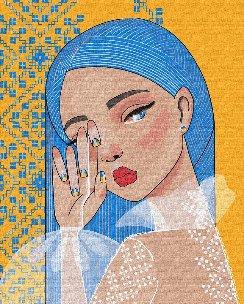 Картина за номерами " Незламна mosyakart" 40x50см KHO4907