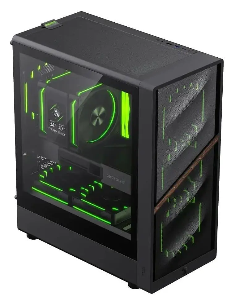 Корпус GameMax Aeris 330 M Tempered Glass без БЖ Black (AERIS 330 MB) - фото 5
