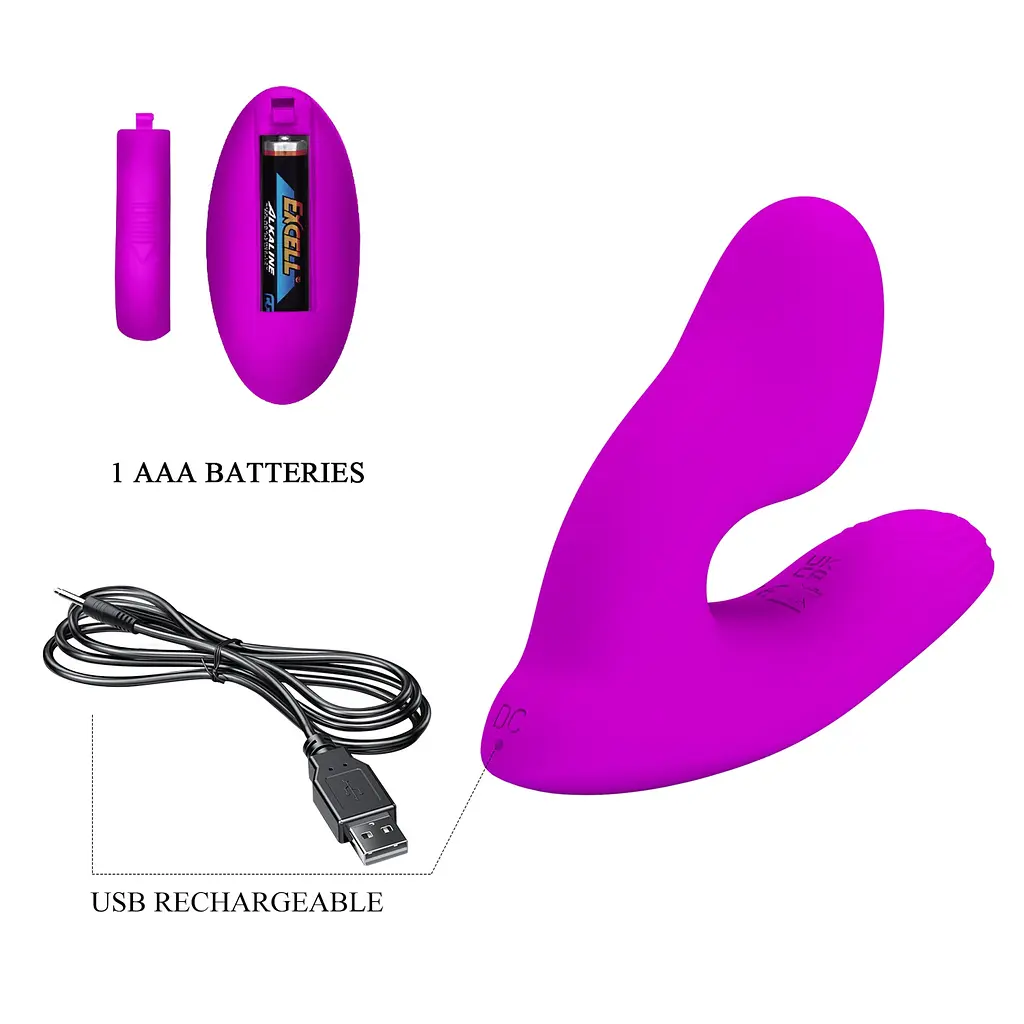 Вібромасажер PRETTY LOVE - Melvin, 12 vibration functions Memory function Wireless remote control PRETTY LOVE BI-040157W 100113 - фото 4