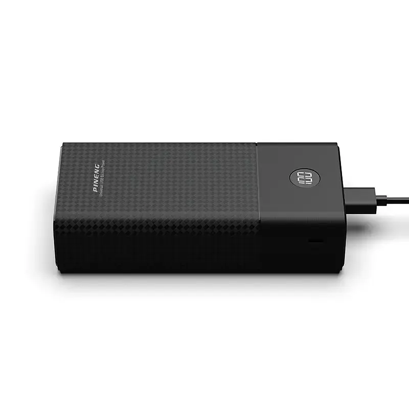 Портативний зовнішній акумулятор Pineng PN-899 30000mAh Power Bank Чорний - фото 2