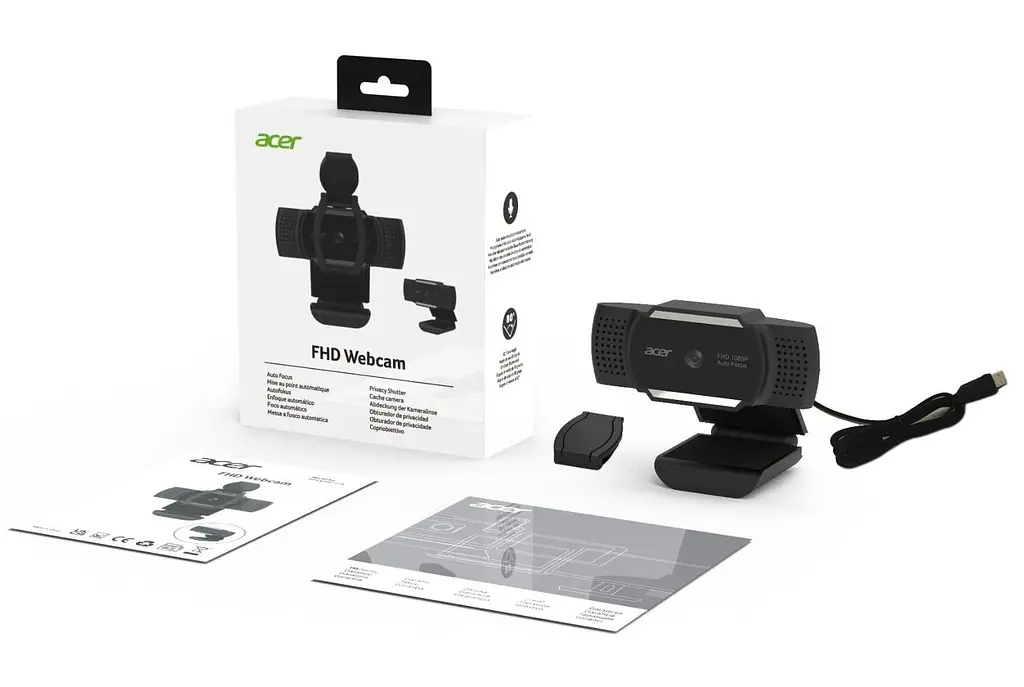 Веб-камера Acer FHD Webcam Black (HP.EXPBG.019) - фото 8