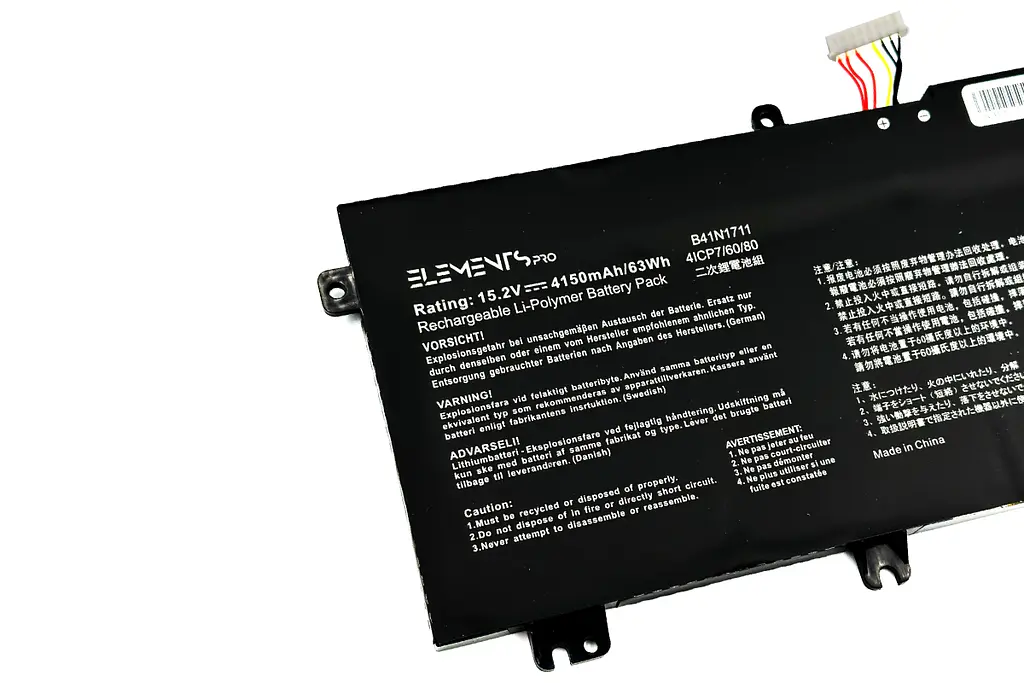 Акумулятор для Asus ROG Strix GL503VD GL503VM GL703VD GL703VM FX503VM FX63V ZX63V 15.2V 4150 mAh (B41N1711-4S1P-4200) - фото 2