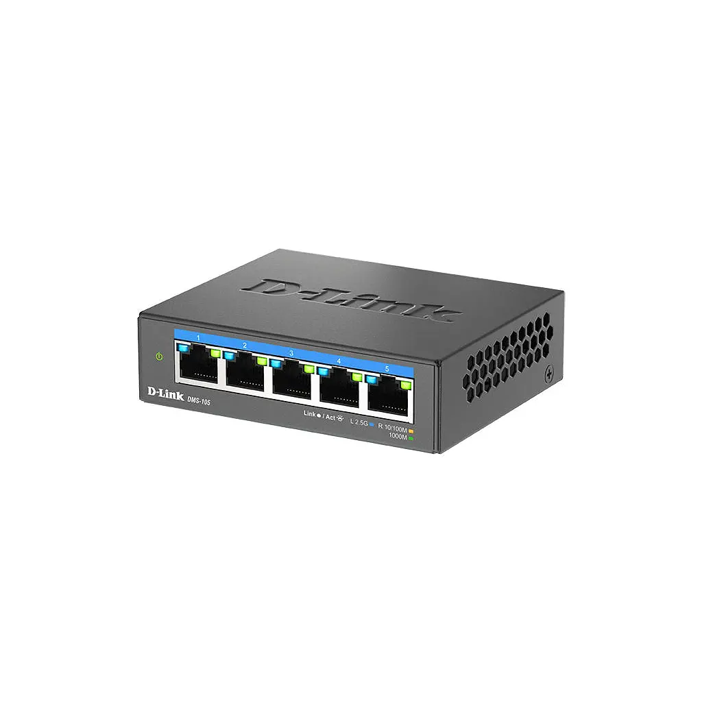 Комутатор мережевий D-Link DMS-105 - фото 5