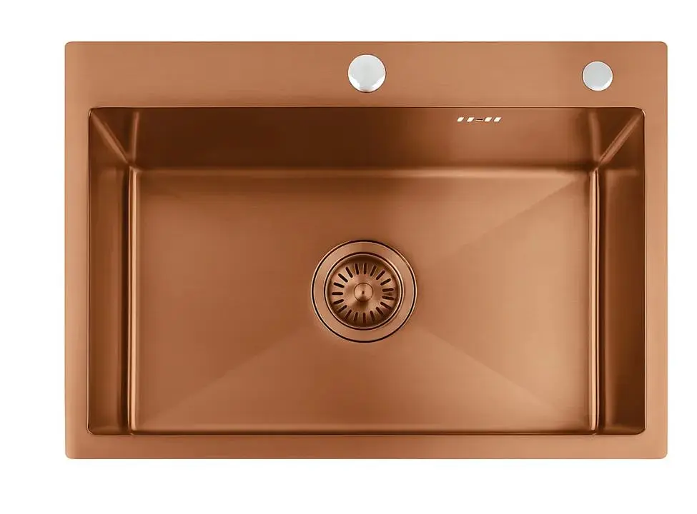 Кухонна мийка Rea Liam 580x450x185 мм brushed copper ZLE-06050