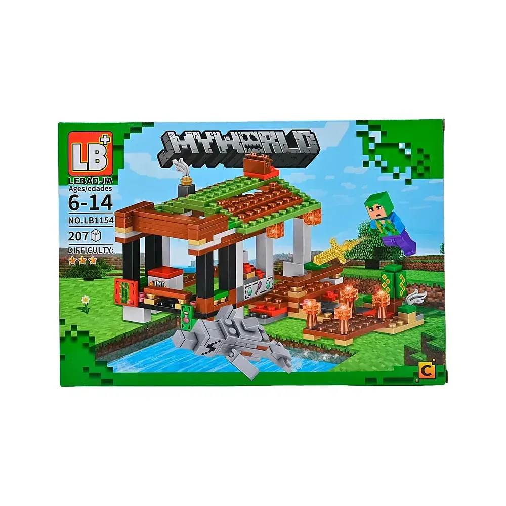 Конструктор Minecraft, LB1154, 201-215 деталей, (В ассортименте) - фото 3