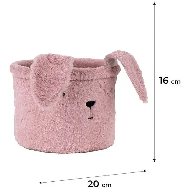Кошик для зберігання Kite 3100 Lovely Rabbit 20х16 см плюшевий (K24-3100S-1) - фото 3
