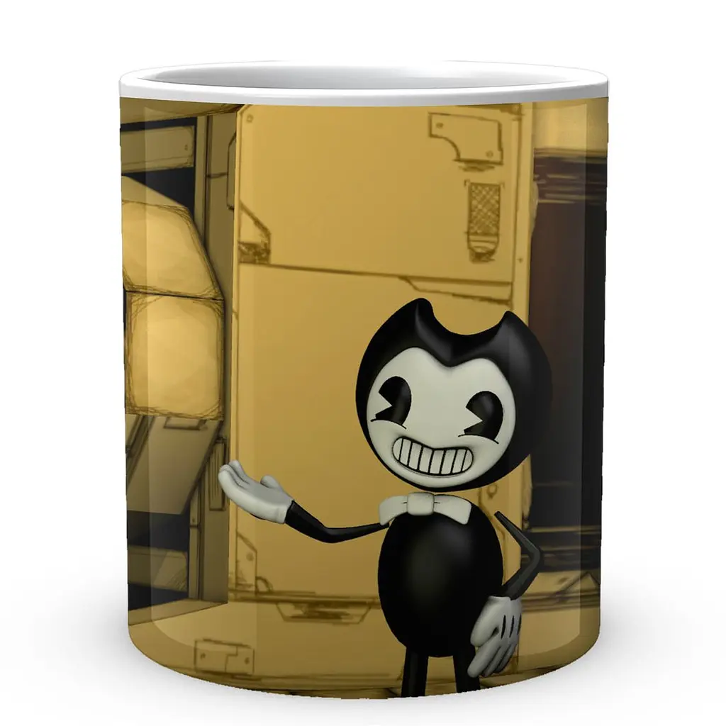 Чашка Bendy and the Ink Machine Бенді та чорнильна машина BIM 02.02 330 мл білий - фото 2