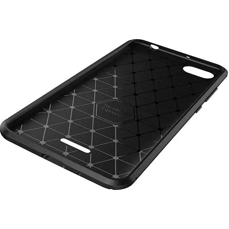Чохол-накладка Toto TPU Carbon Fiber 1.5 mm Case Xiaomi Redmi 6A Coffee - фото 6