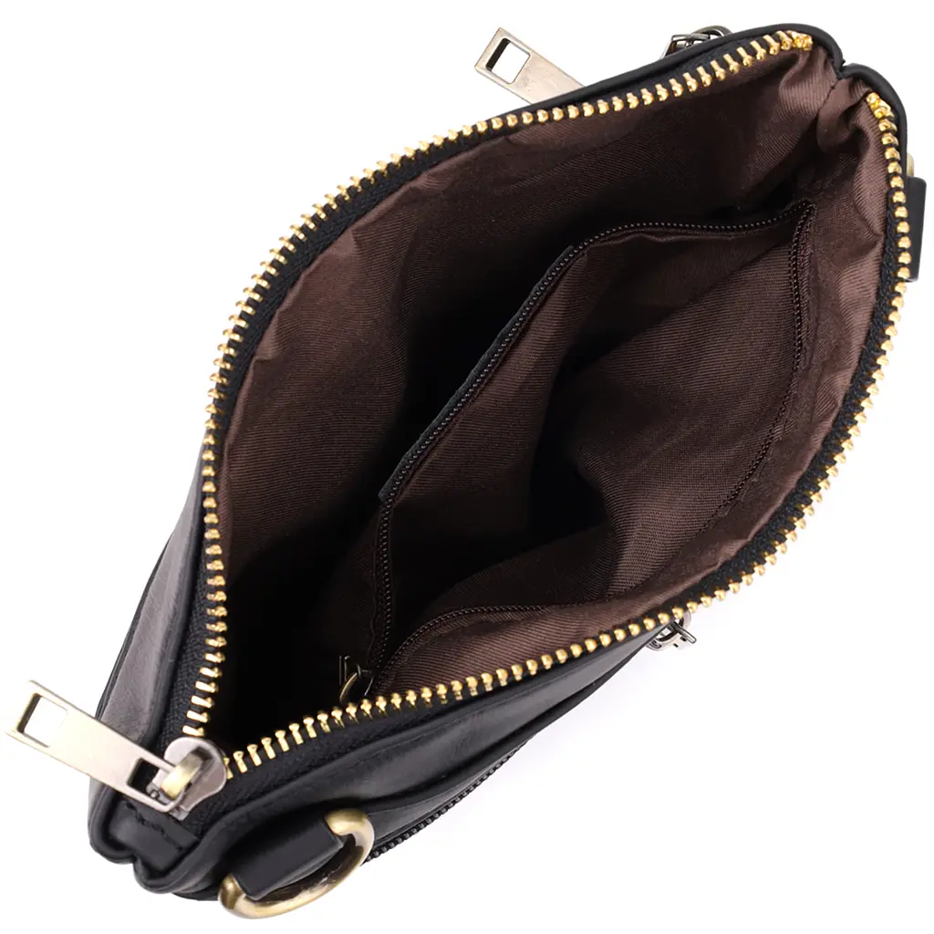 Повсякденна чоловіча сумка з натуральної шкіри Vintage 24х20х3 см sum0027512 - фото 17