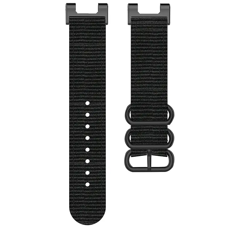 Нейлоновий ремінець Primo Traveller для годинника Xiaomi Amazfit T-Rex (A1918)/T-Rex Pro (A2013) Black - фото 4