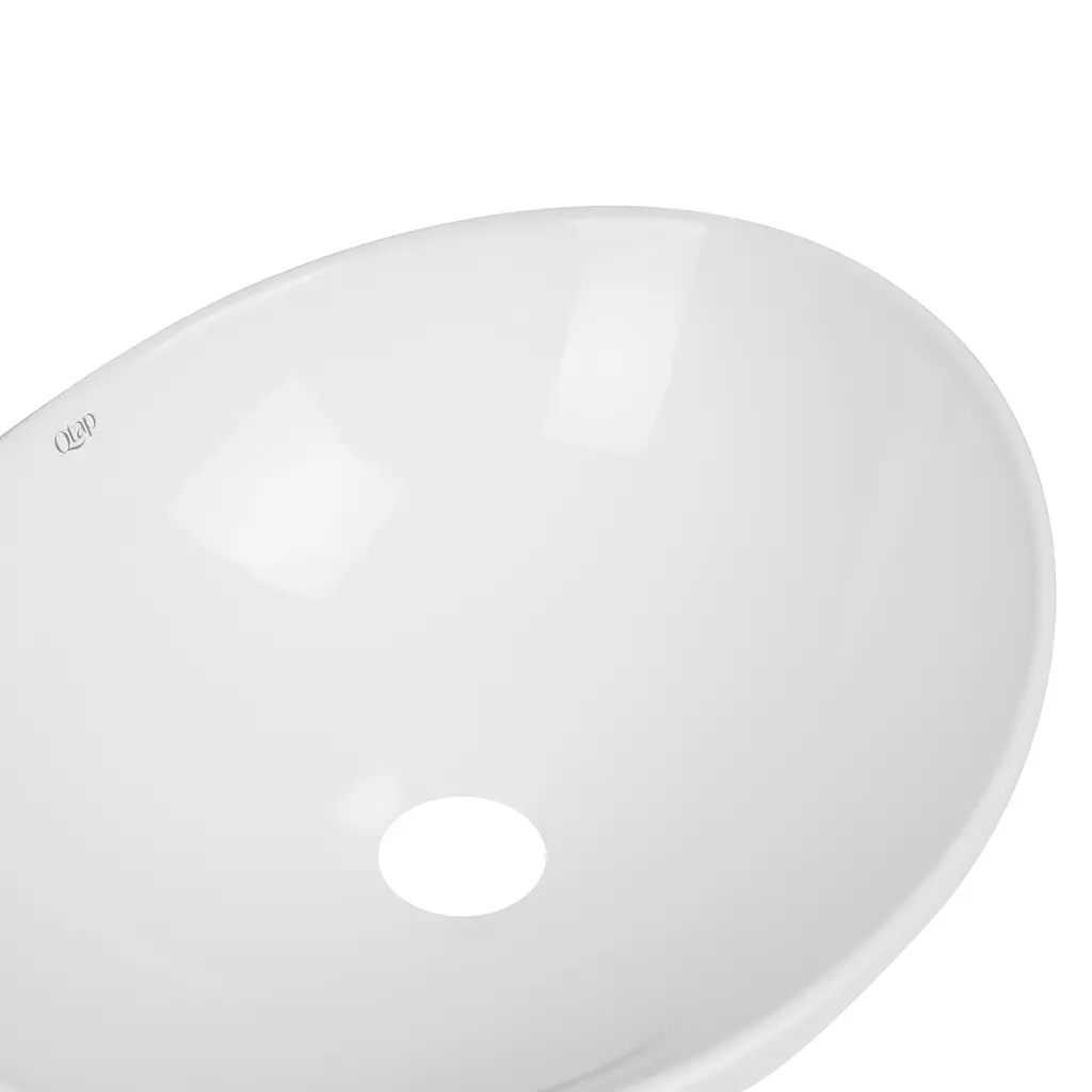 Умивальник Qtap Dove 420x330x150 White QT06116062AW, Білий - фото 5