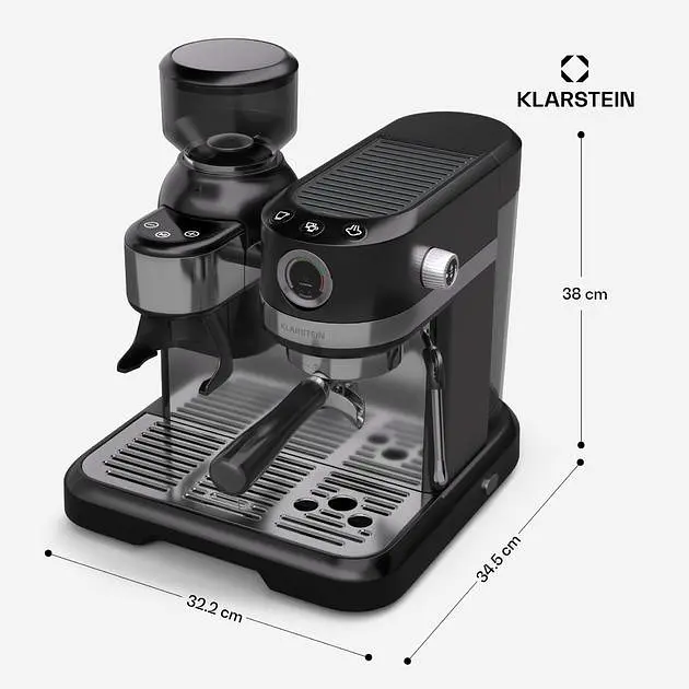 Кофеварка Klarstein Bella Café Espresso 1550 Вт (10046428) - фото 8