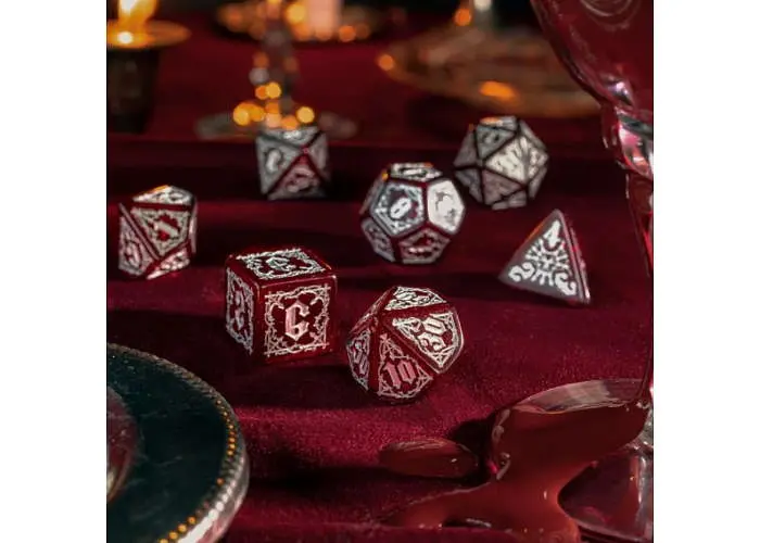 Набір кубиків Bloodsucker Dice Set: Scarlet , 7 шт. (SBSU02) - фото 5