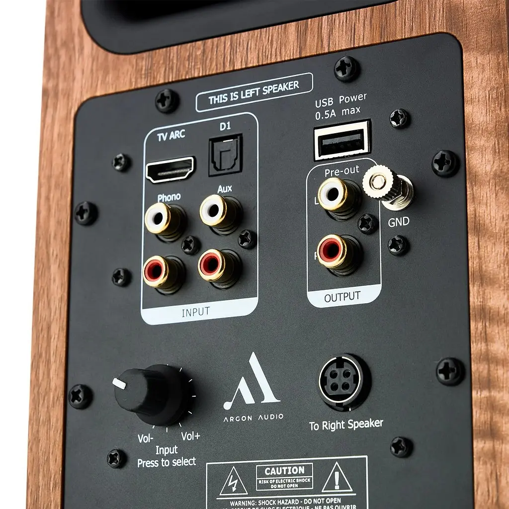 Повна активна мультимедійна акустика Argon Audio FENRIS Active 4 Walnut - фото 5